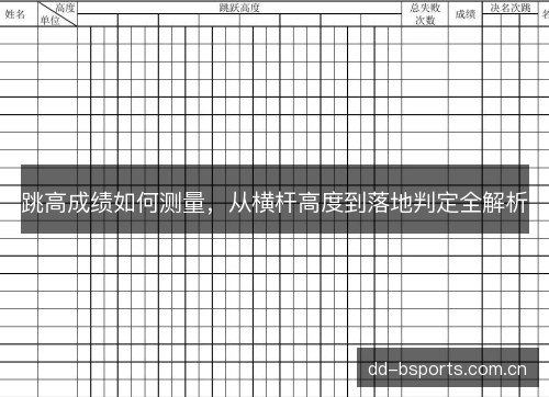 跳高成绩如何测量，从横杆高度到落地判定全解析